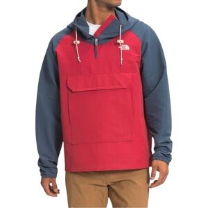 North‎ Face  Anorak Packable Men's Class V Pullover Jacket Red / Indigo XS